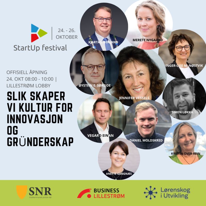 Lørenskog i Utvikling er med på StartUp festival 241023